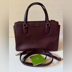 Kate Spade ♠️ Burgundy Satchel Bag